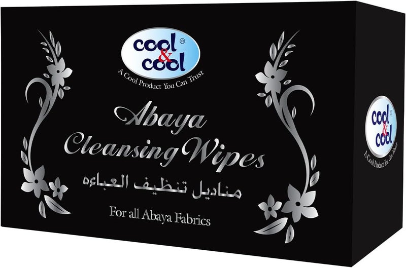 Cool & Cool Abaya Cleansing Wipes - 12 Pieces - Image 1